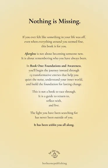 Nothing is Missing — Afterglow Book One interior page